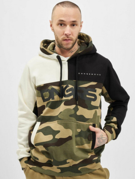 Dangerous DNGRS Men Hoodie Panto in camouflage