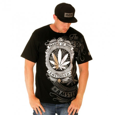 BSAT Silver Weed Tee Black/White/Silver/Grey