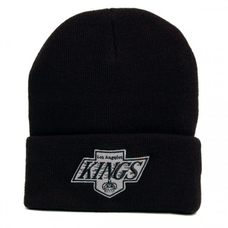 MITCHELL & NESS NHL TEAM LOGO CUFF KNIT BEANIE LA KINGS