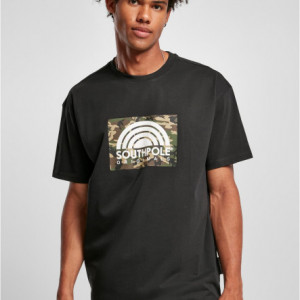 Southpole Camo Logo Tee black L