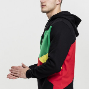 Urban Classics Zig Zag Hoody Rasta