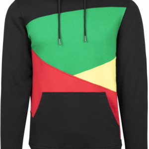 Urban Classics Zig Zag Hoody Rasta
