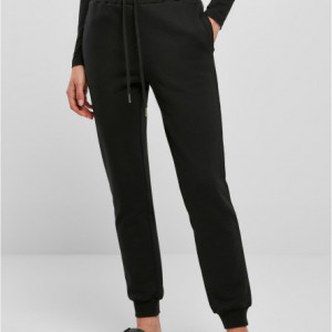 Ladies Organic Slim Sweat Pants black 3XL