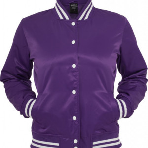 Ladies Shiny College Jacket