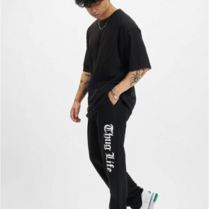 Thug Life Men Sweat Pant TimeMachine in black