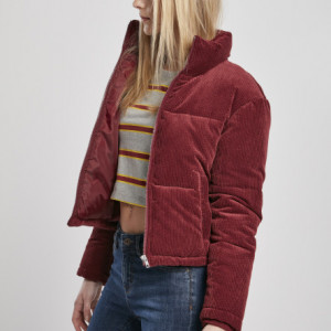 Ladies Corduroy Puffer Jacket