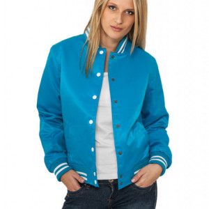 Ladies Shiny College Jacket