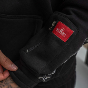 Dada Supreme Taping Hoodie Black