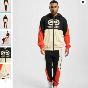 Ecko Unltd. Men Suits Big Logo in black