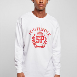 Southpole College Longsleeve white L