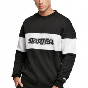 Starter Block Crewneck black/white L