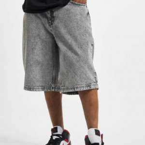 Thug Life Men Short Denim in grey