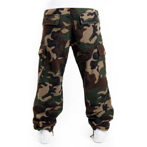 CAMOUFLAGE CARGO PANTS *
