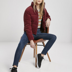 Ladies Corduroy Puffer Jacket