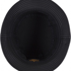 Bandana Leather Imitation Brim Bucket Hat