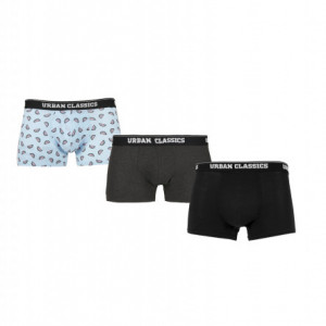 Boxer Shorts 3-Pack melon aop+cha+blk 3XL