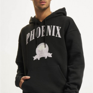 DEF Left Circular Print Hoody black L