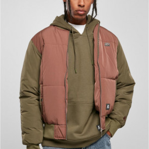 Starter Quilted Bomber Jacket bark/darkolive L