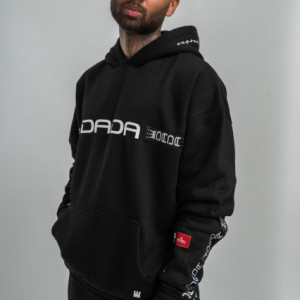 Dada Supreme Taping Hoodie Black