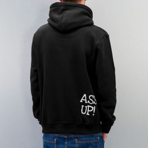 JUST RHYSE ASS UP HOODY BLACK*