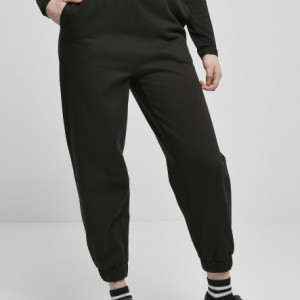 Ladies Organic High Waist Ballon Sweat Pants black 3XL