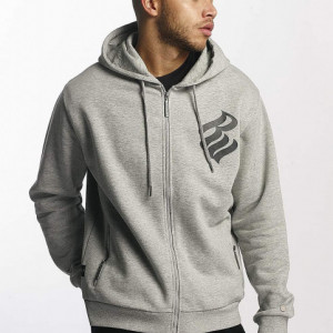 Rocawear Men Zip Hoodie NY 1999 ZH in grey