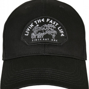 Antique Life Curved Cap black/white one size