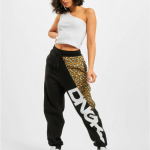 DNGRS Catstealth Sweatpants black/leopard L