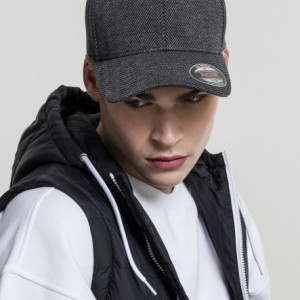 Heringbone Melange Flexfit black/h.grey L/XL