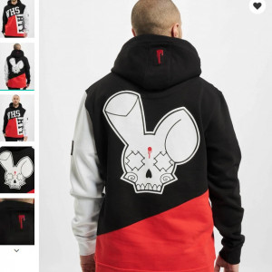 Who Shot Ya? Men Hoodie Let's Talk in black