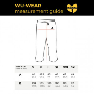 WU WEAR | WU 36 BLOCK SWEATPANT | WU-TANG CLAN