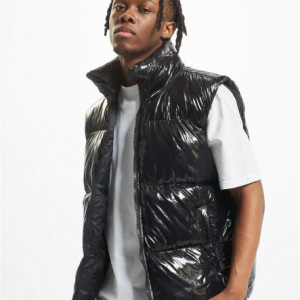 DEF Shiny Puffer vest black 3XL