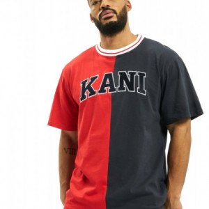 Karl Kani T-shirt College Block Tee red/navy/white