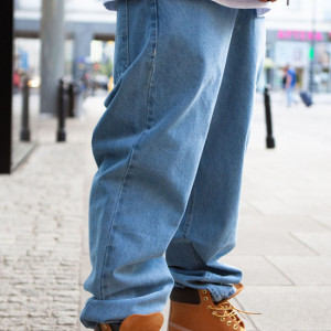 Mass Denim Jeans Craft Baggy Fit light blue