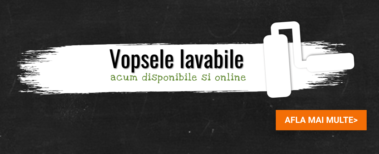 Gama de vopsele lavabile, vezi produse, paletare.