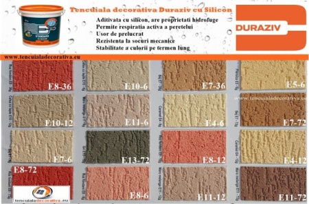 Duraziv Standard cu Silicon cu efect de perlare a apei 25kg