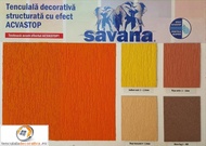 Tencuiala decorativa cu silicon Savana Acvastop 24Kg