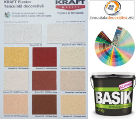 Tencuiala decorativa siliconata Kraft BASIK Silikonat 25kg