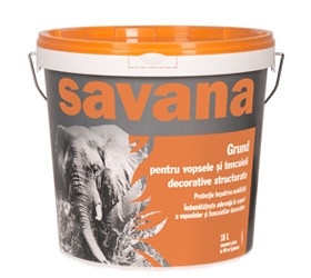 SAVANA -Grund pentru vopsele si tencuieli decorative structurate