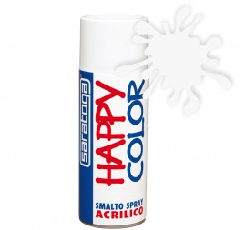 Vopsea spray "HAPPY COLOR" acrilic ALB MAT 400ml