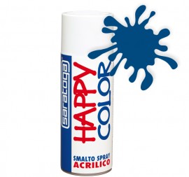 Vopsea spray "HAPPY COLOR" acrilic ALBASTRU TRAFFIC RAL 5017 - 400ml