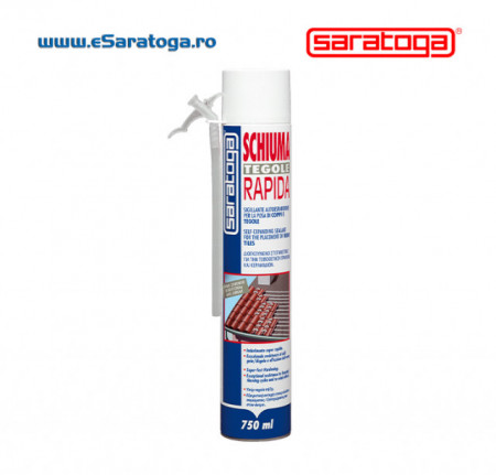 Spumă poliuretanică rapidă pentru ŢIGLE aplicare cu mâna - 750ml.