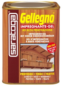 Gel impregnant pentru lemn - GELLEGNO - 750ml - nuanta NUC DESCHIS