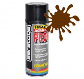 Spray email lucios SMALTO acrilic profesional MARO CIOCOLATA RAL8017 - 400ml