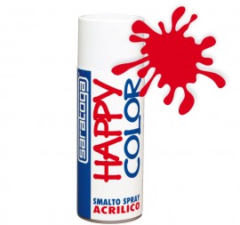 Vopsea spray "HAPPY COLOR" acrilic ROSU TRAFFIC RAL 3020 - 400ml