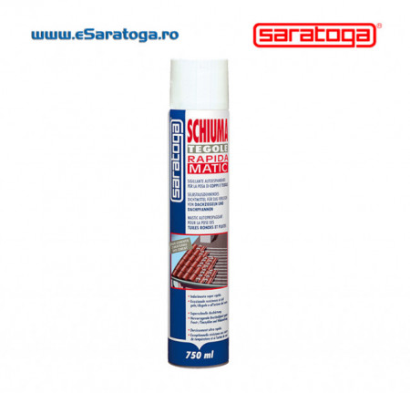 Spumă poliuretanică rapidă pentru ŢIGLE pentru aplicare cu pistolul - 750ml.