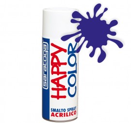 Vopsea spray "HAPPY COLOR" acrilic ALBASTRU MARIN RAL 5002 - 400ml