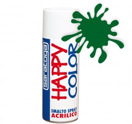 Vopsea spray "HAPPY COLOR" acrilic VERDE SMARALD RAL 6001 - 400ml