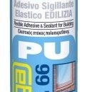 Adeziv sigilant elastic ALB pentru constructii FLEXEDIL 66 - 300ml