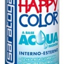 VOPSEA SPRAY "HAPPY COLOR AQUA" PE BAZA DE APA NEGRU LUCIOS RAL 9005 - 400ml